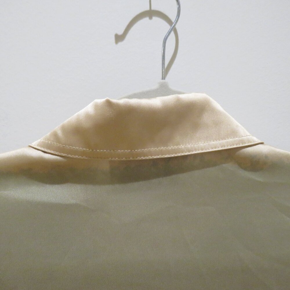NANUSHKA Mandine Satin Shirt Watercolor Neutral Medium Minimalist Old Money - Picture 10 of 16